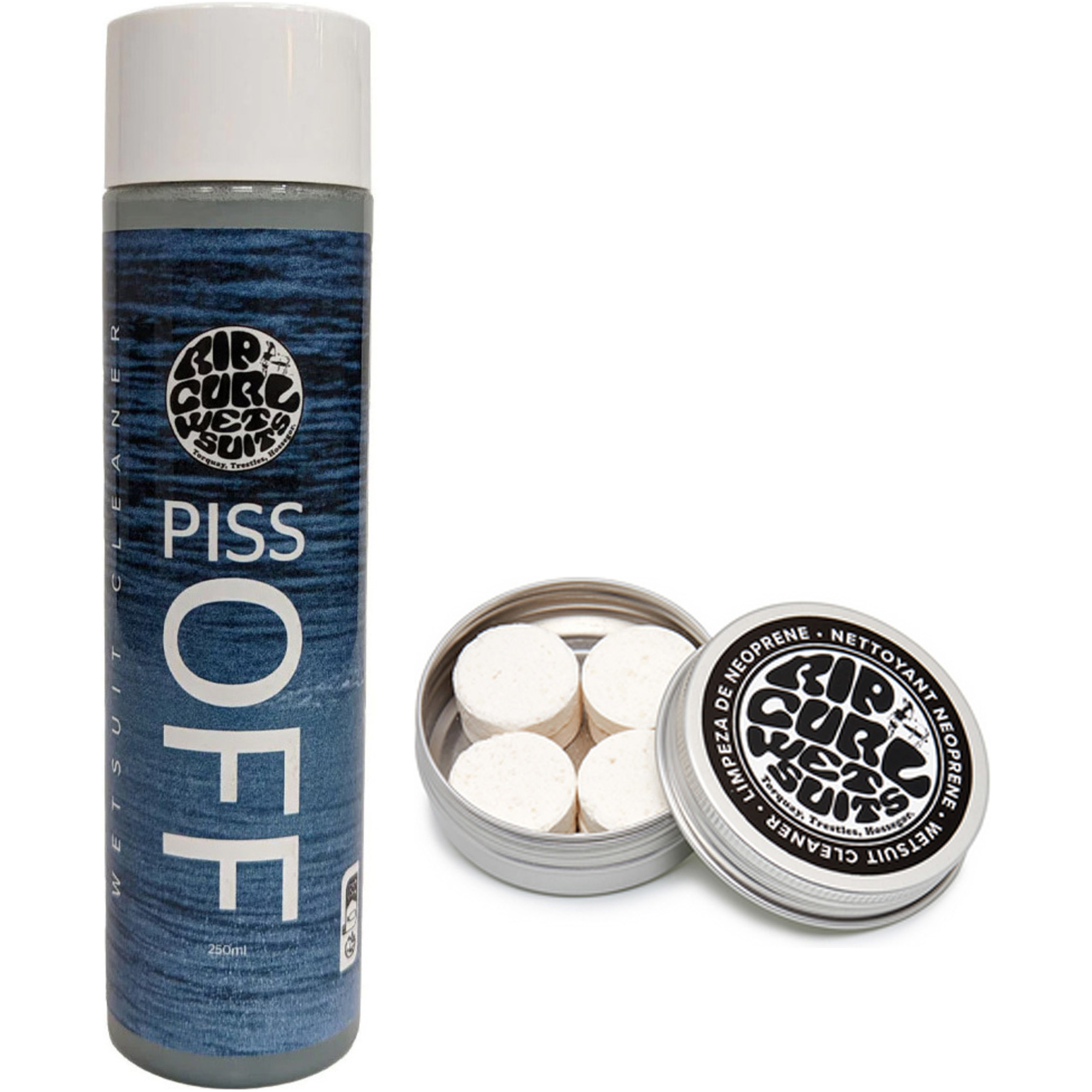 2025 Rip Curl Piss Off Wetsuit Cleaner Shampoo & Tabs Bundle W2POFF